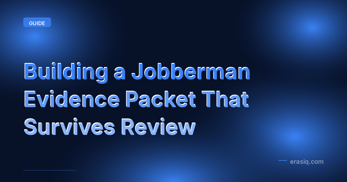 Building a Jobberman Evidence Packet That Survives Review