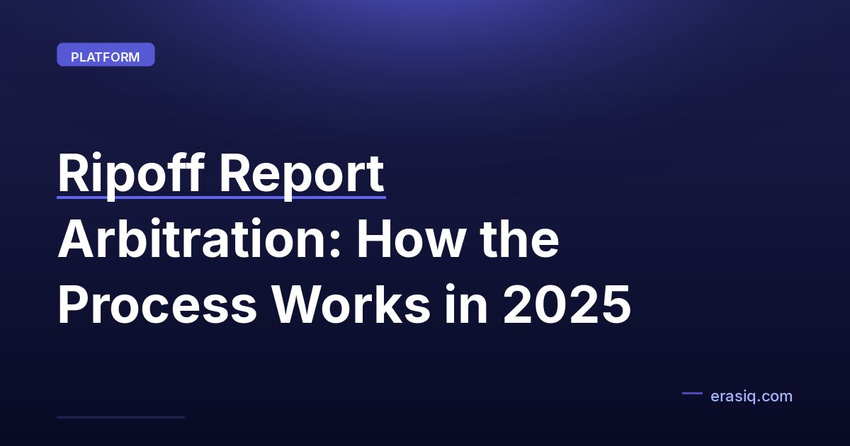 Ripoff Report Arbitration: How the Process Works in 2025