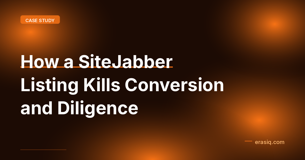 How a SiteJabber Listing Kills Conversion and Diligence