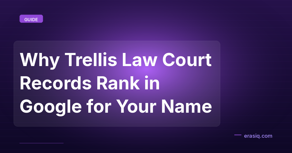 Why Trellis Law Court Records Rank in Google for Your Name